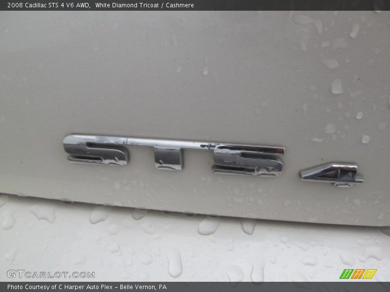 White Diamond Tricoat / Cashmere 2008 Cadillac STS 4 V6 AWD