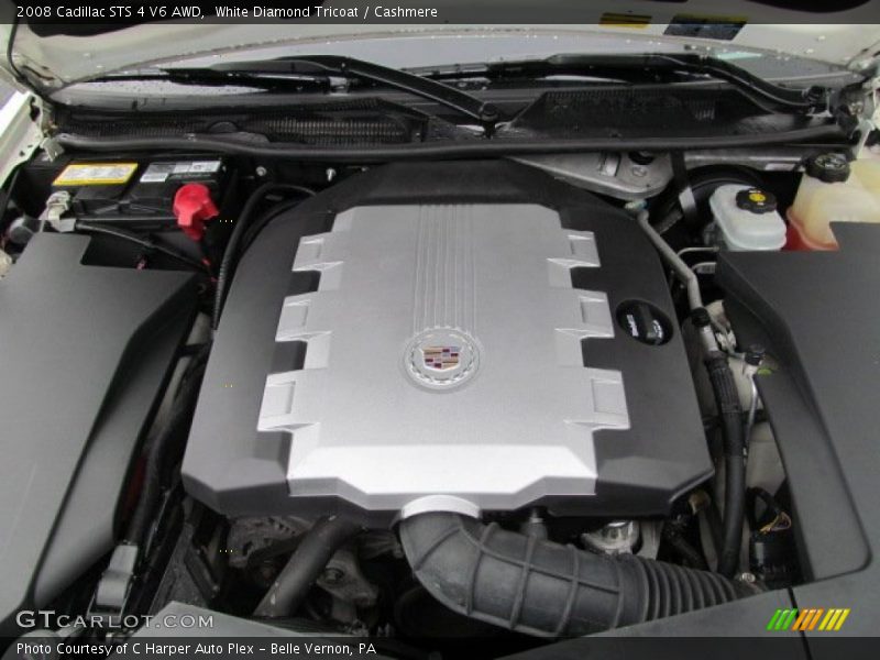White Diamond Tricoat / Cashmere 2008 Cadillac STS 4 V6 AWD