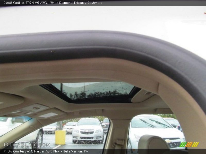 White Diamond Tricoat / Cashmere 2008 Cadillac STS 4 V6 AWD
