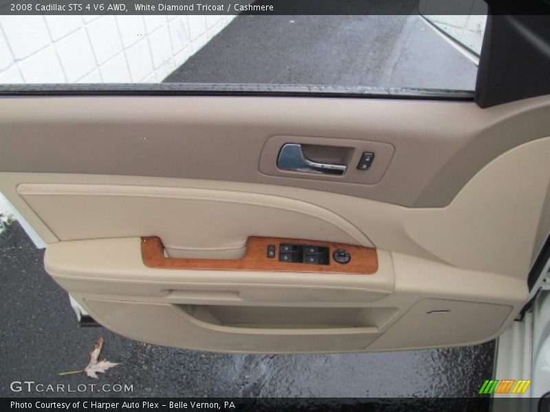 White Diamond Tricoat / Cashmere 2008 Cadillac STS 4 V6 AWD
