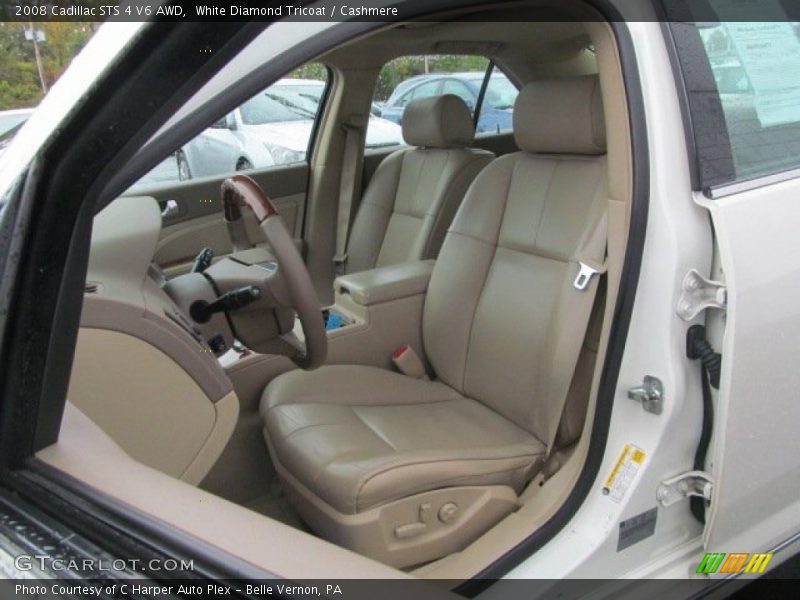 White Diamond Tricoat / Cashmere 2008 Cadillac STS 4 V6 AWD