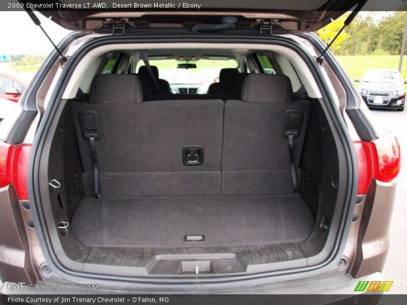 Desert Brown Metallic / Ebony 2009 Chevrolet Traverse LT AWD