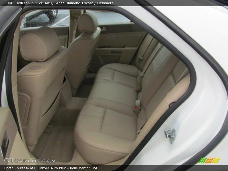 White Diamond Tricoat / Cashmere 2008 Cadillac STS 4 V6 AWD