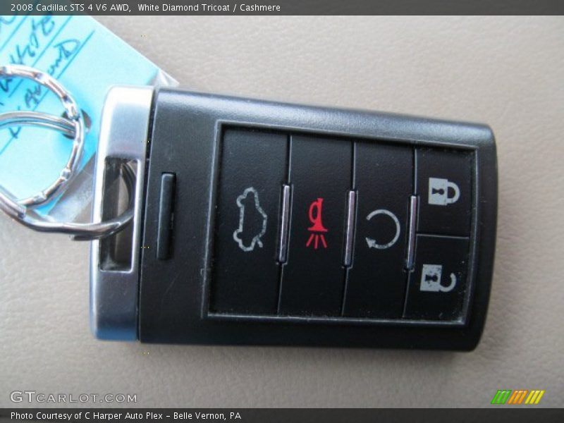 White Diamond Tricoat / Cashmere 2008 Cadillac STS 4 V6 AWD