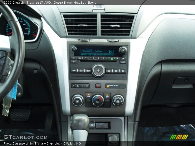 Desert Brown Metallic / Ebony 2009 Chevrolet Traverse LT AWD