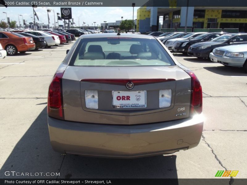 Radiant Bronze / Cashmere 2006 Cadillac CTS Sedan