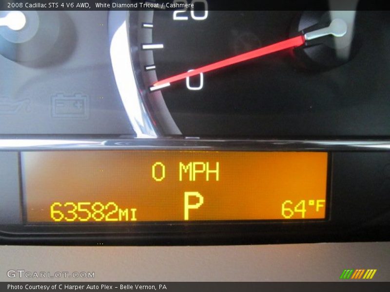 White Diamond Tricoat / Cashmere 2008 Cadillac STS 4 V6 AWD