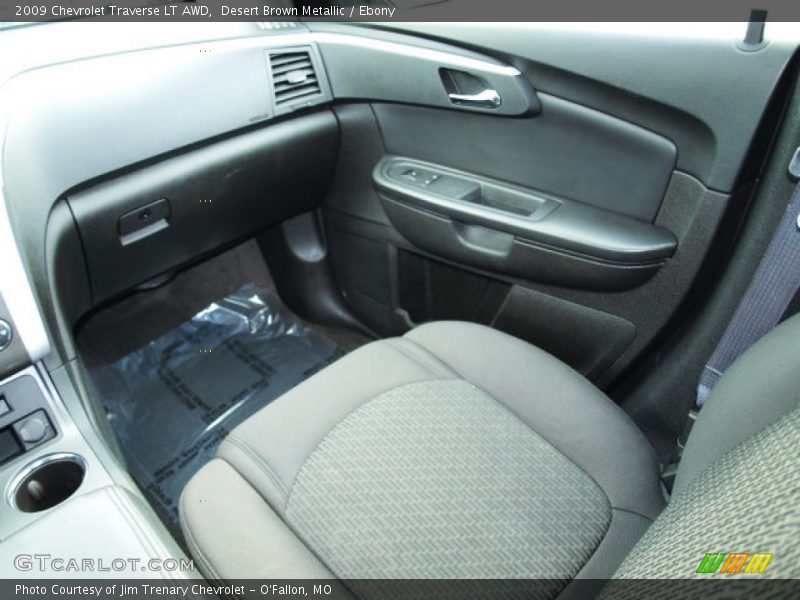 Desert Brown Metallic / Ebony 2009 Chevrolet Traverse LT AWD