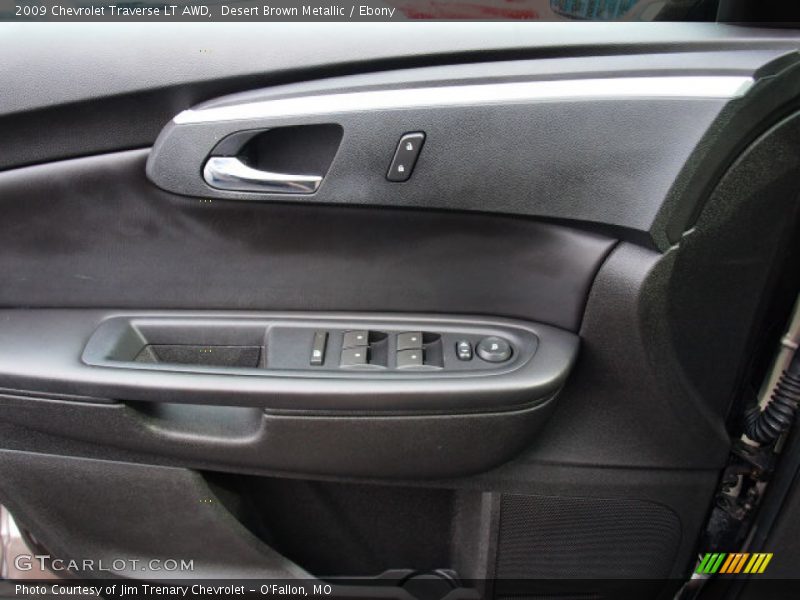 Desert Brown Metallic / Ebony 2009 Chevrolet Traverse LT AWD