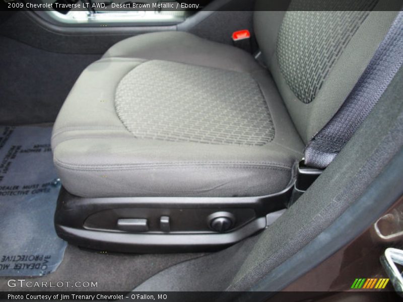 Desert Brown Metallic / Ebony 2009 Chevrolet Traverse LT AWD