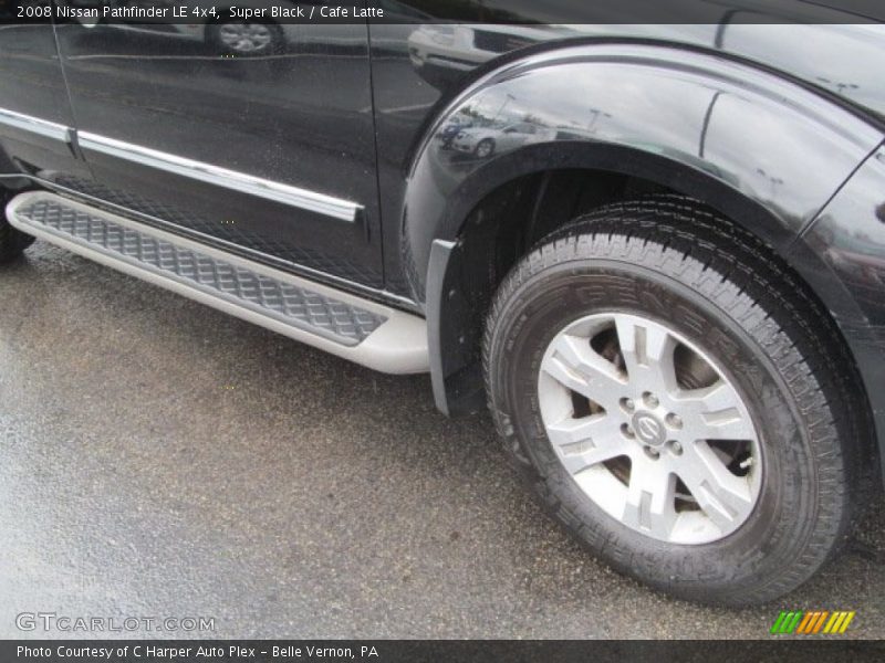Super Black / Cafe Latte 2008 Nissan Pathfinder LE 4x4
