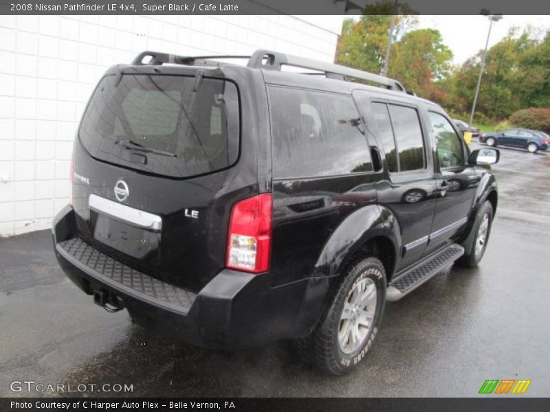 Super Black / Cafe Latte 2008 Nissan Pathfinder LE 4x4