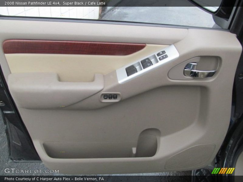 Super Black / Cafe Latte 2008 Nissan Pathfinder LE 4x4