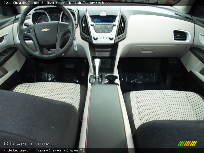 Silver Ice Metallic / Light Titanium/Jet Black 2011 Chevrolet Equinox LS