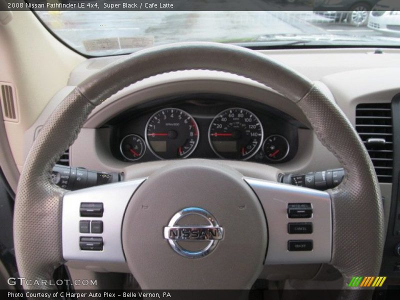 Super Black / Cafe Latte 2008 Nissan Pathfinder LE 4x4