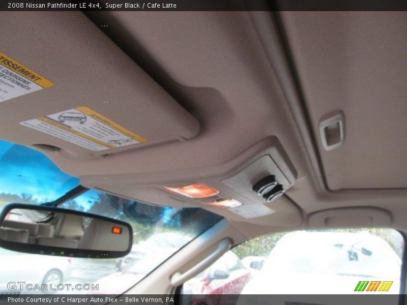 Super Black / Cafe Latte 2008 Nissan Pathfinder LE 4x4