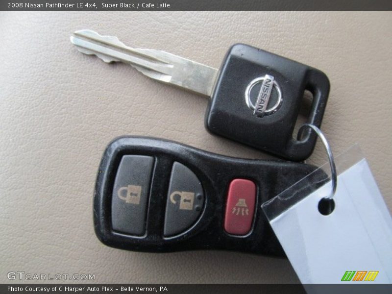 Super Black / Cafe Latte 2008 Nissan Pathfinder LE 4x4