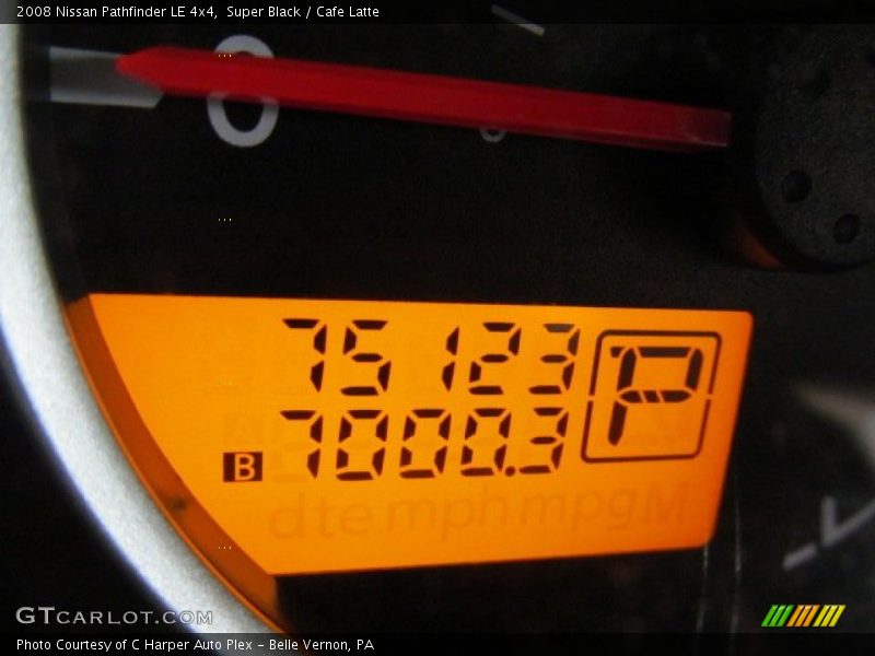 Super Black / Cafe Latte 2008 Nissan Pathfinder LE 4x4