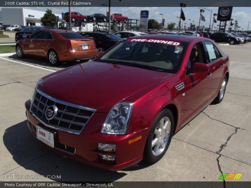 Crystal Red / Cashmere 2008 Cadillac STS V6