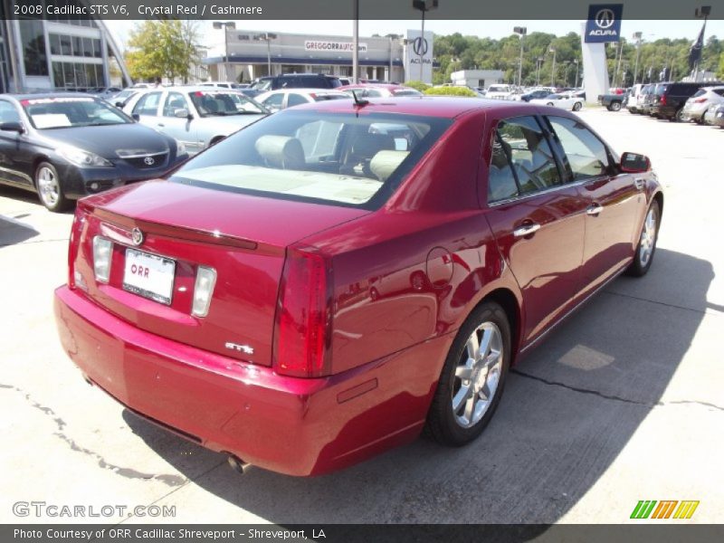 Crystal Red / Cashmere 2008 Cadillac STS V6