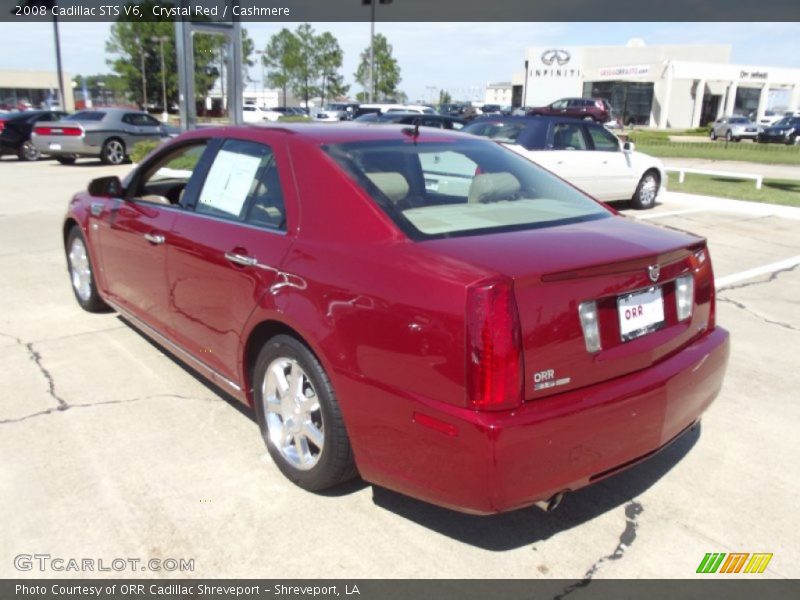 Crystal Red / Cashmere 2008 Cadillac STS V6