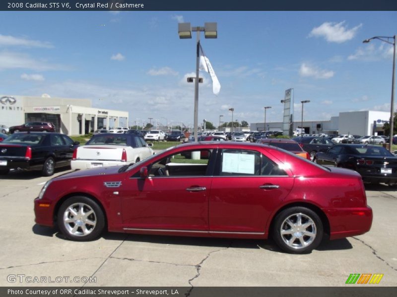 Crystal Red / Cashmere 2008 Cadillac STS V6