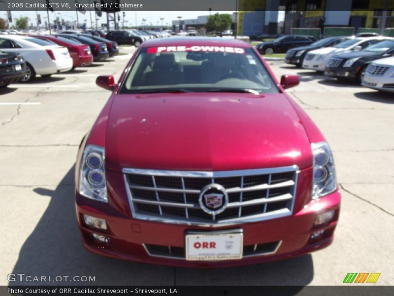 Crystal Red / Cashmere 2008 Cadillac STS V6