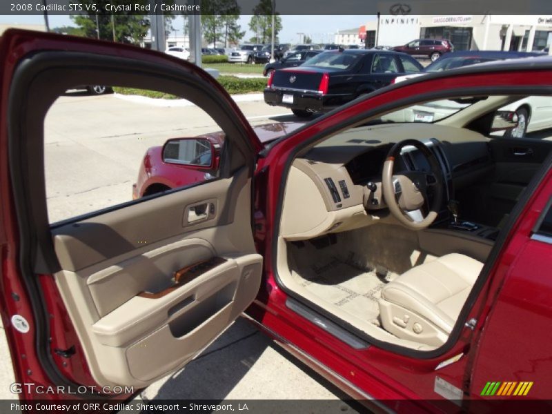 Crystal Red / Cashmere 2008 Cadillac STS V6