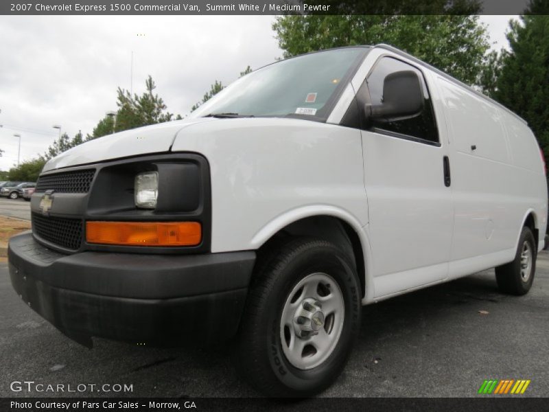 Summit White / Medium Pewter 2007 Chevrolet Express 1500 Commercial Van