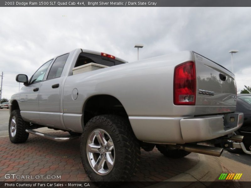 Bright Silver Metallic / Dark Slate Gray 2003 Dodge Ram 1500 SLT Quad Cab 4x4