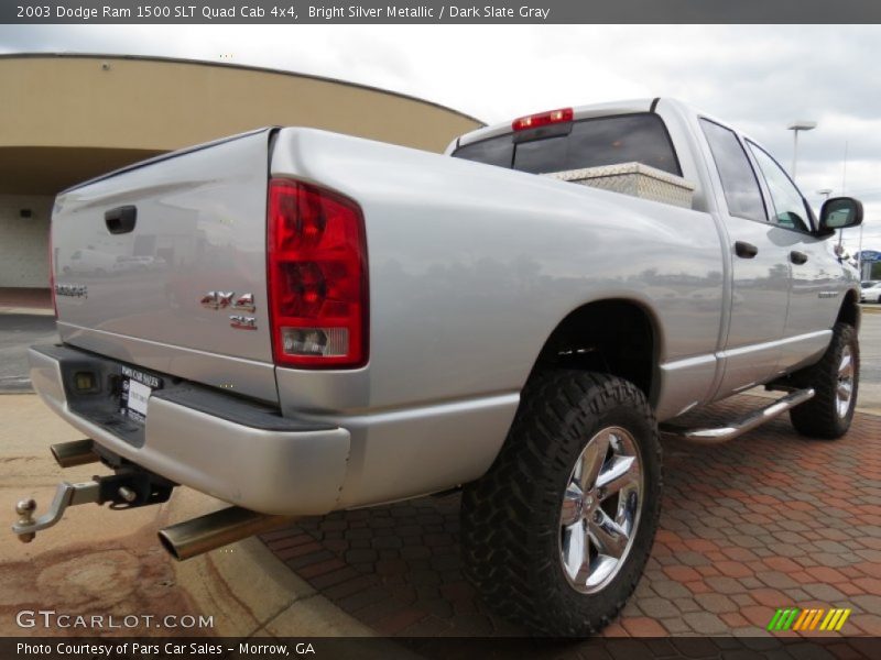 Bright Silver Metallic / Dark Slate Gray 2003 Dodge Ram 1500 SLT Quad Cab 4x4