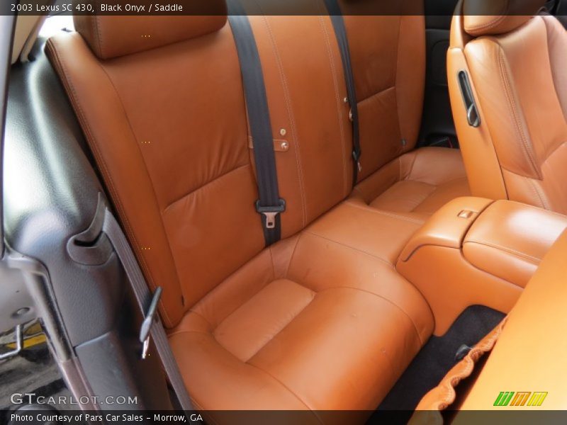 Rear Seat of 2003 SC 430
