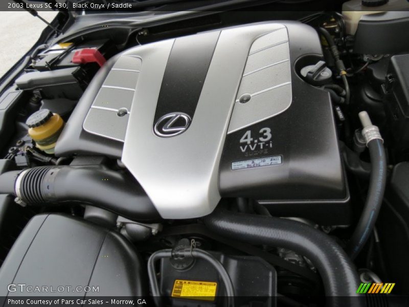  2003 SC 430 Engine - 4.3 Liter DOHC 32 Valve VVT-i V8
