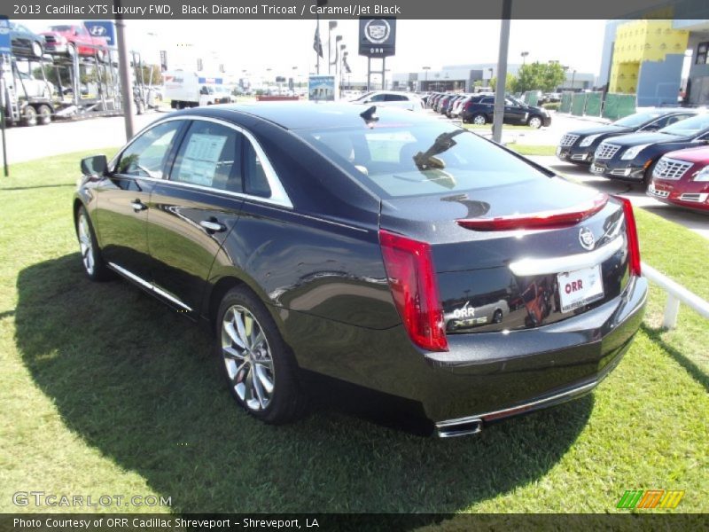 Black Diamond Tricoat / Caramel/Jet Black 2013 Cadillac XTS Luxury FWD
