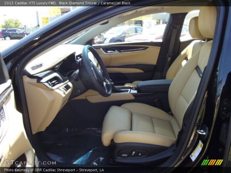 Black Diamond Tricoat / Caramel/Jet Black 2013 Cadillac XTS Luxury FWD