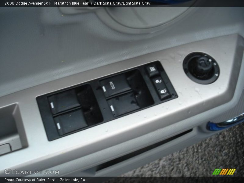 Marathon Blue Pearl / Dark Slate Gray/Light Slate Gray 2008 Dodge Avenger SXT