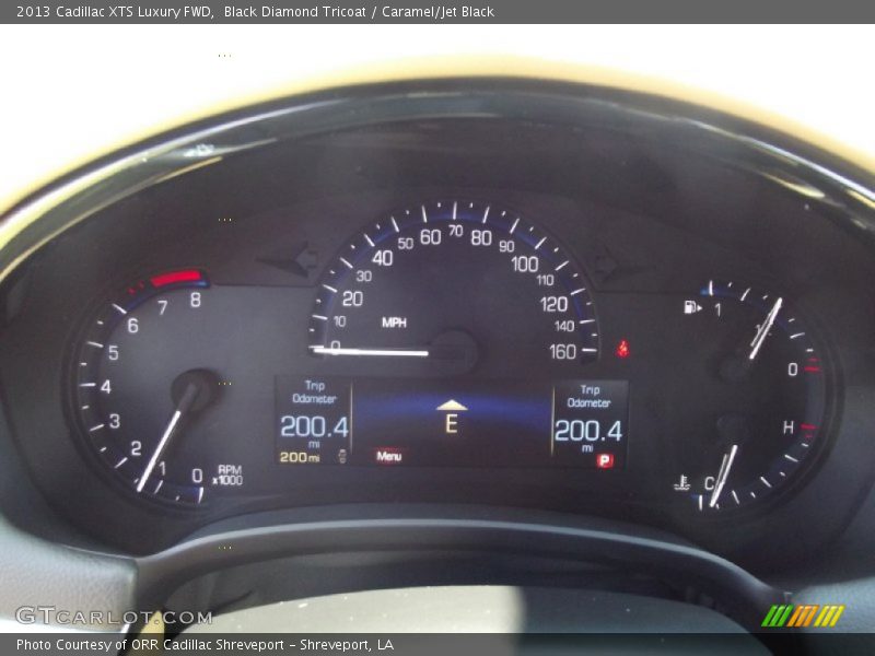 Black Diamond Tricoat / Caramel/Jet Black 2013 Cadillac XTS Luxury FWD
