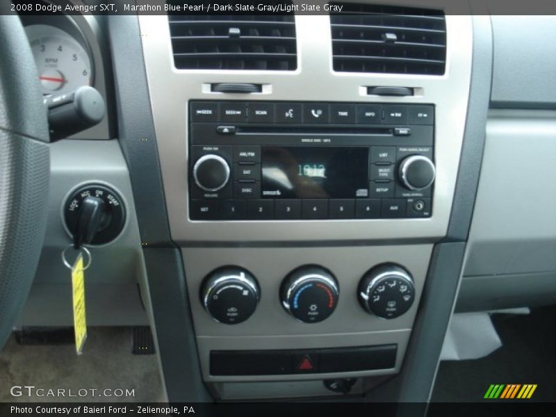 Marathon Blue Pearl / Dark Slate Gray/Light Slate Gray 2008 Dodge Avenger SXT