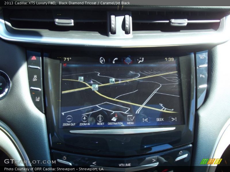 Black Diamond Tricoat / Caramel/Jet Black 2013 Cadillac XTS Luxury FWD