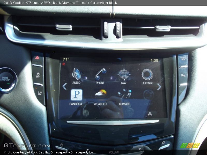 Black Diamond Tricoat / Caramel/Jet Black 2013 Cadillac XTS Luxury FWD
