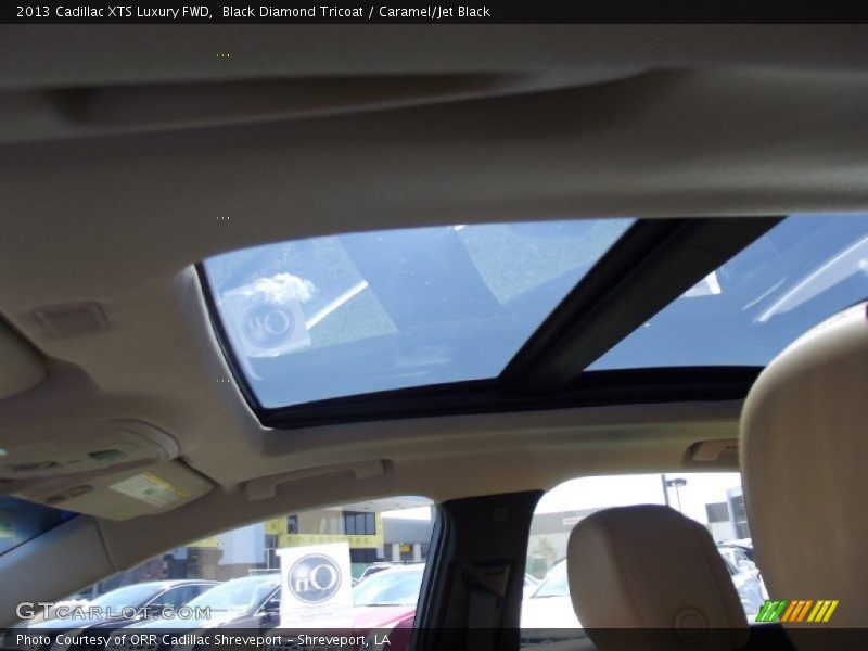 Black Diamond Tricoat / Caramel/Jet Black 2013 Cadillac XTS Luxury FWD