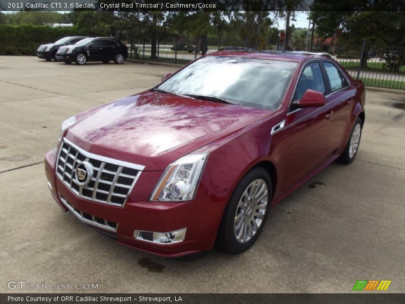 Crystal Red Tintcoat / Cashmere/Cocoa 2013 Cadillac CTS 3.6 Sedan