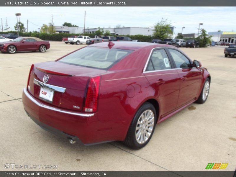 Crystal Red Tintcoat / Cashmere/Cocoa 2013 Cadillac CTS 3.6 Sedan