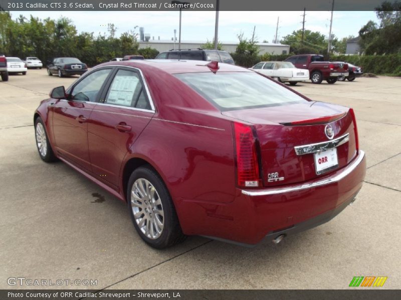Crystal Red Tintcoat / Cashmere/Cocoa 2013 Cadillac CTS 3.6 Sedan