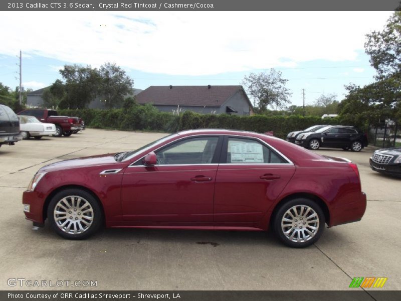 Crystal Red Tintcoat / Cashmere/Cocoa 2013 Cadillac CTS 3.6 Sedan