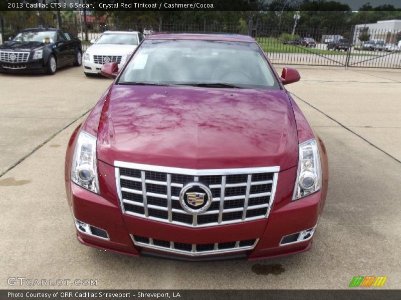 Crystal Red Tintcoat / Cashmere/Cocoa 2013 Cadillac CTS 3.6 Sedan