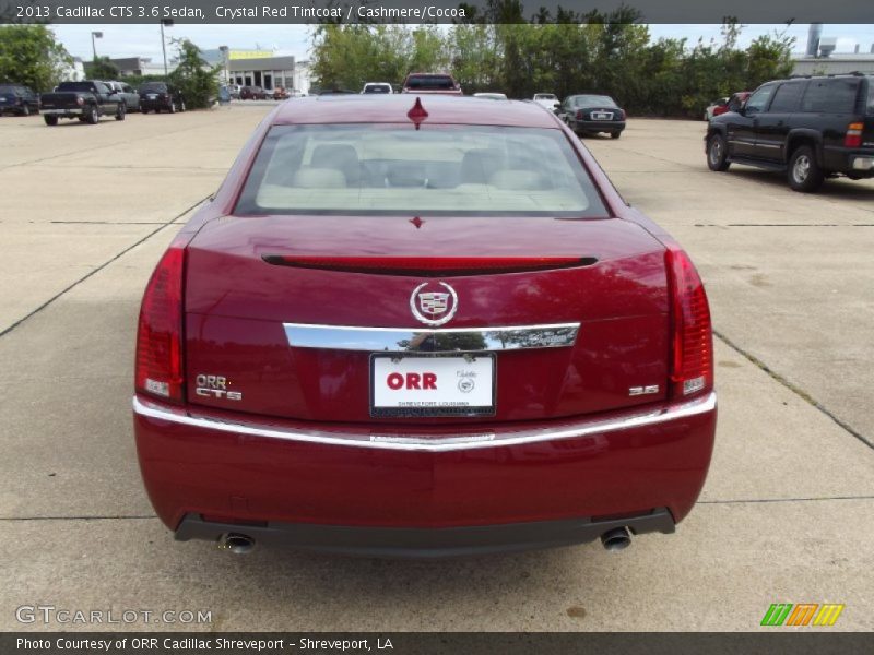 Crystal Red Tintcoat / Cashmere/Cocoa 2013 Cadillac CTS 3.6 Sedan