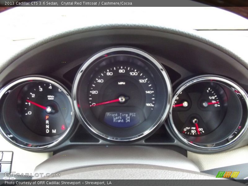  2013 CTS 3.6 Sedan 3.6 Sedan Gauges