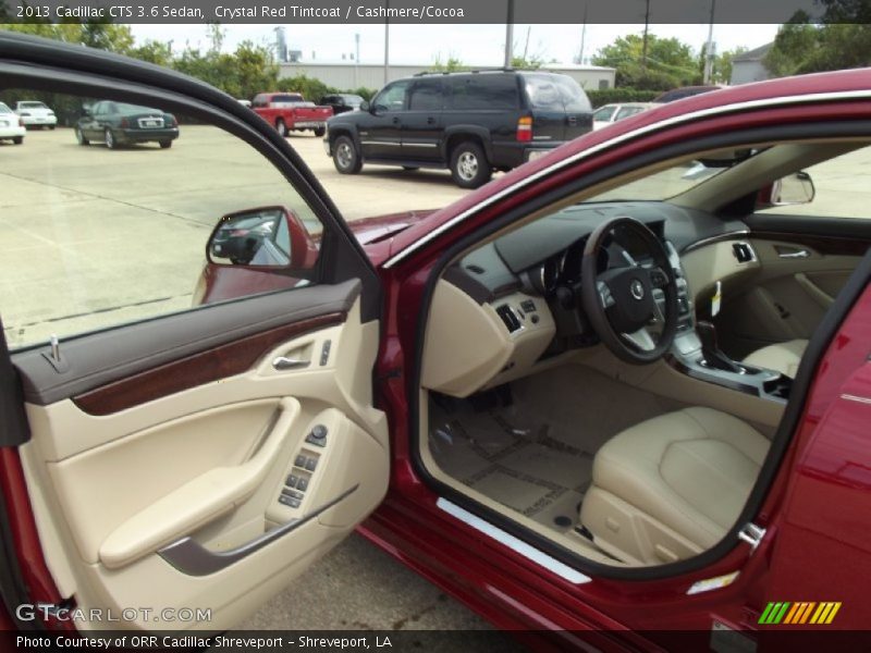 Crystal Red Tintcoat / Cashmere/Cocoa 2013 Cadillac CTS 3.6 Sedan