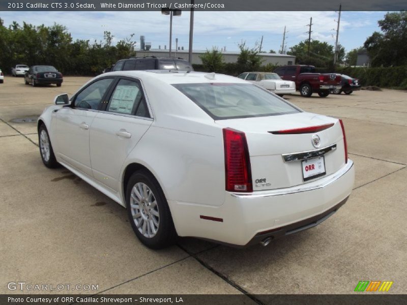 White Diamond Tricoat / Cashmere/Cocoa 2013 Cadillac CTS 3.0 Sedan